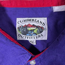 Load image into Gallery viewer, Vintage Cumberland Outfitters Cowboy Western Patterned Long Sleeve Popper Shirt