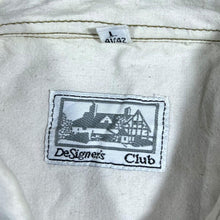 Load image into Gallery viewer, Vintage DeSigner's Club Cowboy Western Embroidered White Grey Long Sleeve Shirt