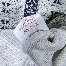 Load image into Gallery viewer, Vintage 90's The K.G.K Collection (England) Crazy Abstract Patterned Lace-Up Short Sleeve Shirt