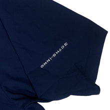 Load image into Gallery viewer, COLUMBIA PFG Fishing Omni-Shade Navy Blue Utility Short Sleeve Button-Up Shirt