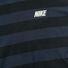 Load image into Gallery viewer, NIKE Classic Mini Logo Graphic Striped Crewneck Sweatshirt