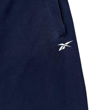 Load image into Gallery viewer, REEBOK Classic Mini Logo Navy Blue Sweatpants Joggers Bottoms

