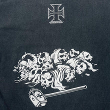 Load image into Gallery viewer, Early 00’s WWE (2005) TRIPLE H HHH Wrestling Skull Logo Graphic T-Shirt