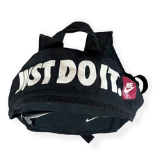 Load image into Gallery viewer, Nike "Just Do It" Classic Spellout Black Mini Rucksack Backpack Bag