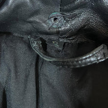 Load image into Gallery viewer, Vintage Genuine Real Black Leather Padded Puffer Jacket Coat