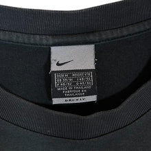 Load image into Gallery viewer, NIKE Dri-Fit Classic Embroidered Mini Swoosh Logo Faded Black T-Shirt
