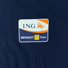 Load image into Gallery viewer, Early 00's ING RENAULT F1 TEAM Formula One Motorsports Logo Spellout Graphic T-Shirt