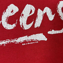 Load image into Gallery viewer, Vintage 80's Jerzees CHEERS Souvenir Spellout Graphic Red Crewneck Sweatshirt