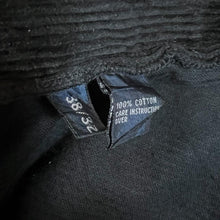 Load image into Gallery viewer, Early 00's POLO RALPH LAUREN Classic Black Corduroy Cord Straight Leg Trousers