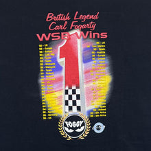 Load image into Gallery viewer, Vintage Screen Stars CARL FOGARTY "50 WSB Wins" Superbike SBK MOTO GP Racing Graphic T-Shirt