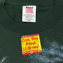 Load image into Gallery viewer, Vintage Stand Out (1993) "12 HORSES" Animal Nature Wildlife Graphic T-Shirt