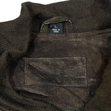 Load image into Gallery viewer, Vintage JOHN ASHFORD Dark Brown Genuine Real Suede Leather Bomber Jacket