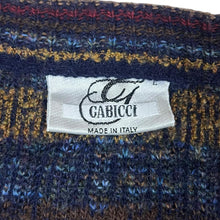 Load image into Gallery viewer, Vintage 90's GABICCI Grandad Patterned Acrylic Wool Knit Button Cardigan Sweater