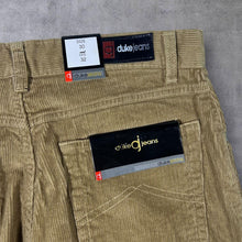 Load image into Gallery viewer, Duke Jeans "Kendo" Classic Brown Tan Corduroy Cord Trousers
