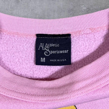Load image into Gallery viewer, Vintage 80's Los Angeles "Hollywood" Bear Cartoon Souvenir Baby Pink Sweatshirt