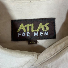 Load image into Gallery viewer, Vintage Atlas For Men Cowboy Western Aztec Patterned Cream Long Sleeve Shirt