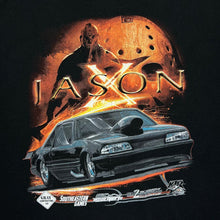 Load image into Gallery viewer, JASON X "Small Block N/T" Horror Movie Motorsports Grudge Drag Racing Graphic T-Shirt