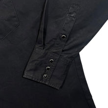 Load image into Gallery viewer, Vintage Wrangler Cowboy Western Black Popper Button Long Sleeve Cotton Shirt