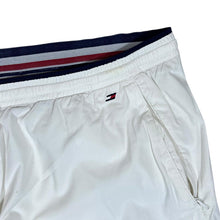 Load image into Gallery viewer, TOMMY HILFIGER SPORT White Cuffed 3/4 Length Tracksuit Bottoms