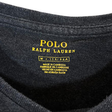 Load image into Gallery viewer, POLO RALPH LAUREN Classic Mini Logo Dark Grey Long Sleeve T-Shirt