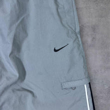 Load image into Gallery viewer, Nike Silver Tag Grey Striped Trim Tracksuit Bottoms