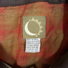 Load image into Gallery viewer, Vintage 90's MARLBORO Flannel Lined Leather Collared Denim Trucker Jacket