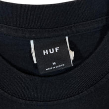 Load image into Gallery viewer, HUF Big Poppy Rottweiler Dog Skater Streetwear Graphic Black Short Sleeve T-Shirt