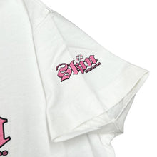 Load image into Gallery viewer, Early 00's SKIN INDUSTRIES Gothic Biker Tattoo Y2K Logo Spellout Graphic T-Shirt