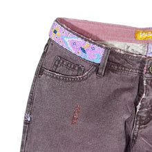 Load image into Gallery viewer, Early 00's BILLABONG "Boy Fit" Surfer Skater Purple Overdyed Denim Straight Leg Jeans