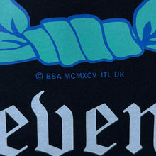 Load image into Gallery viewer, BSA (1995) “Rockers Revenge” Biker Gothic Spellout Graphic Black T-Shirt