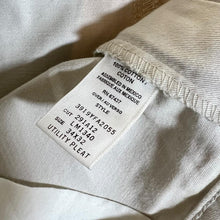 Load image into Gallery viewer, Vintage POLO JEANSO CO Ralph Lauren "Utility Pleat" Classic Cream Cotton Straight Leg Chino Trousers