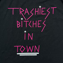 Load image into Gallery viewer, Vintage 90's Screen Stars SWEET TEAZE "Trashiest In Town" Glam Hard Rock Band Single Stitch Sleeveless T-Shirt Vest Top