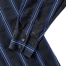 Load image into Gallery viewer, Early 00's YVES SAINT LAURENT YSL Mini Logo Multi Striped Long Sleeve Shirt