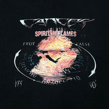 Load image into Gallery viewer, Early 00's CANCER "Spriti In Flames" European Tour 2005 Thrash Death Heavy Metal Band T-Shirt