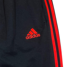 Load image into Gallery viewer, ADIDAS Climalite Three Stripe Black Straight Cuff Tracksuit Bottoms