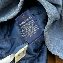 Load image into Gallery viewer, Vintage 90's FASHION INC Cowboy Western Style Genuine Real Suede Leather Colour Block Bomber Jacket