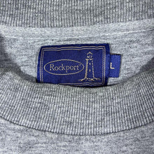 Load image into Gallery viewer, Vintage Rockport USA Embroidered Logo Spelloutn Grey Crewneck Sweatshirt