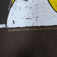 Load image into Gallery viewer, Vintage THE SIMPSONS (2002) "This Is Everyone's Fault But Mine" TV Show Graphic Brown T-Shirt