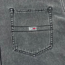 Load image into Gallery viewer, TOMMY JEANS Tommy Hilfiger "Regular Fit" Classic Mini Logo Denim Cotton Long Sleeve Shirt