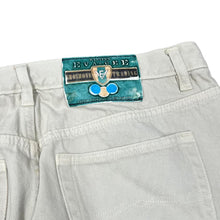 Load image into Gallery viewer, Vintage 90's WESTERN EVACUEE "Shoshone Trading" Classic Regular Fit Straight Leg Cream Denim Jeans
