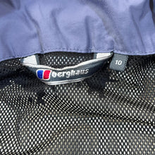 Load image into Gallery viewer, BERGHAUS Aquafoil Classic Basic Black Windbreaker Cagoule Hooded Hiking Jacket