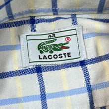 Load image into Gallery viewer, Vintage LACOSTE Classic Plaid Check Mini Logo Short Sleeve Button-Up Shirt
