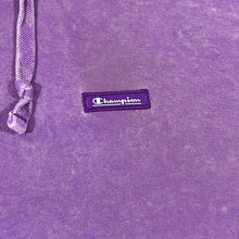 Load image into Gallery viewer, CHAMPION Classic Embroidered Mini Logo Overdyed Purple Pullover Hoodie