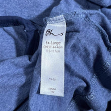 Load image into Gallery viewer, Vintage BHS (2004) The Simpsons "Without TV" TV Show Blue Ringer T-Shirt