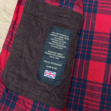 Load image into Gallery viewer, Early 00's ORVIS Tartan Plaid Check Lined Cord Collared Country Wax Cotton Style Jacket