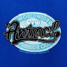 Load image into Gallery viewer, ANIMAL “Worldwide Freeride Co.” Embroidered Spellout Surfer Graphic T-Shirt