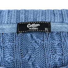 Load image into Gallery viewer, COTTON TRADERS Classic Essential Cable Knit Cotton Knit Sweater Jumper
