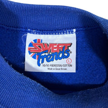 Load image into Gallery viewer, Vintage 80's BERYL "A" 1986 Navy Embroidered Patch Logo Blue Crewneck Sweatshirt