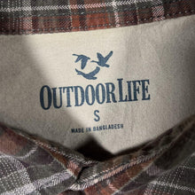 Load image into Gallery viewer, Outdoor Life Cowboy Western Plaid Check Popper Long Sleeve Shirt