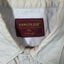 Load image into Gallery viewer, Vintage Rustler By Wrangler Cowboy Western Aztec Patterned Popper Short Sleeve Shirt